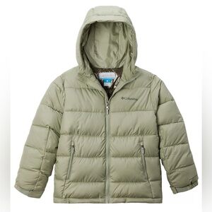 NWT Columbia Youth Pike Lake II Hooded Jacket Size XS (6/7) Safari ($90 Retail)